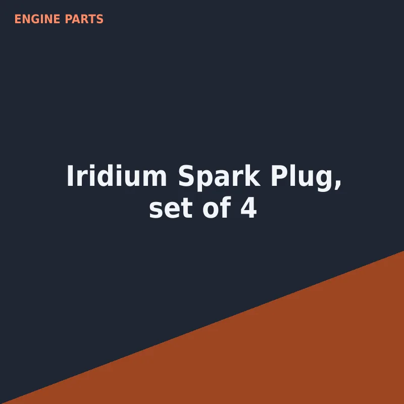 Iridium Spark Plug, set of 4